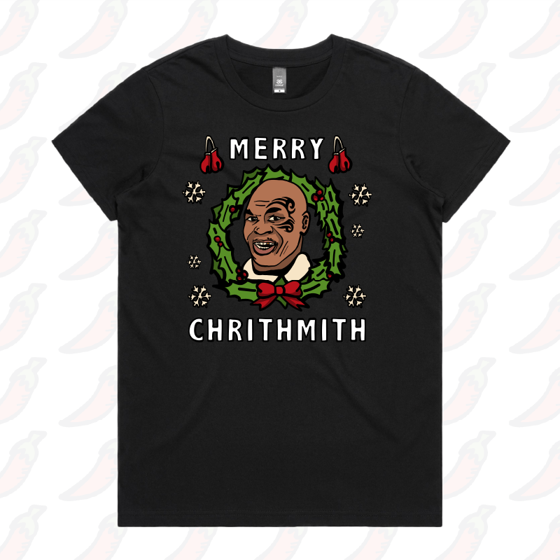 XS / Black / Large Front Design Tyson Christmas ๐ฅ - Women's T Shirt