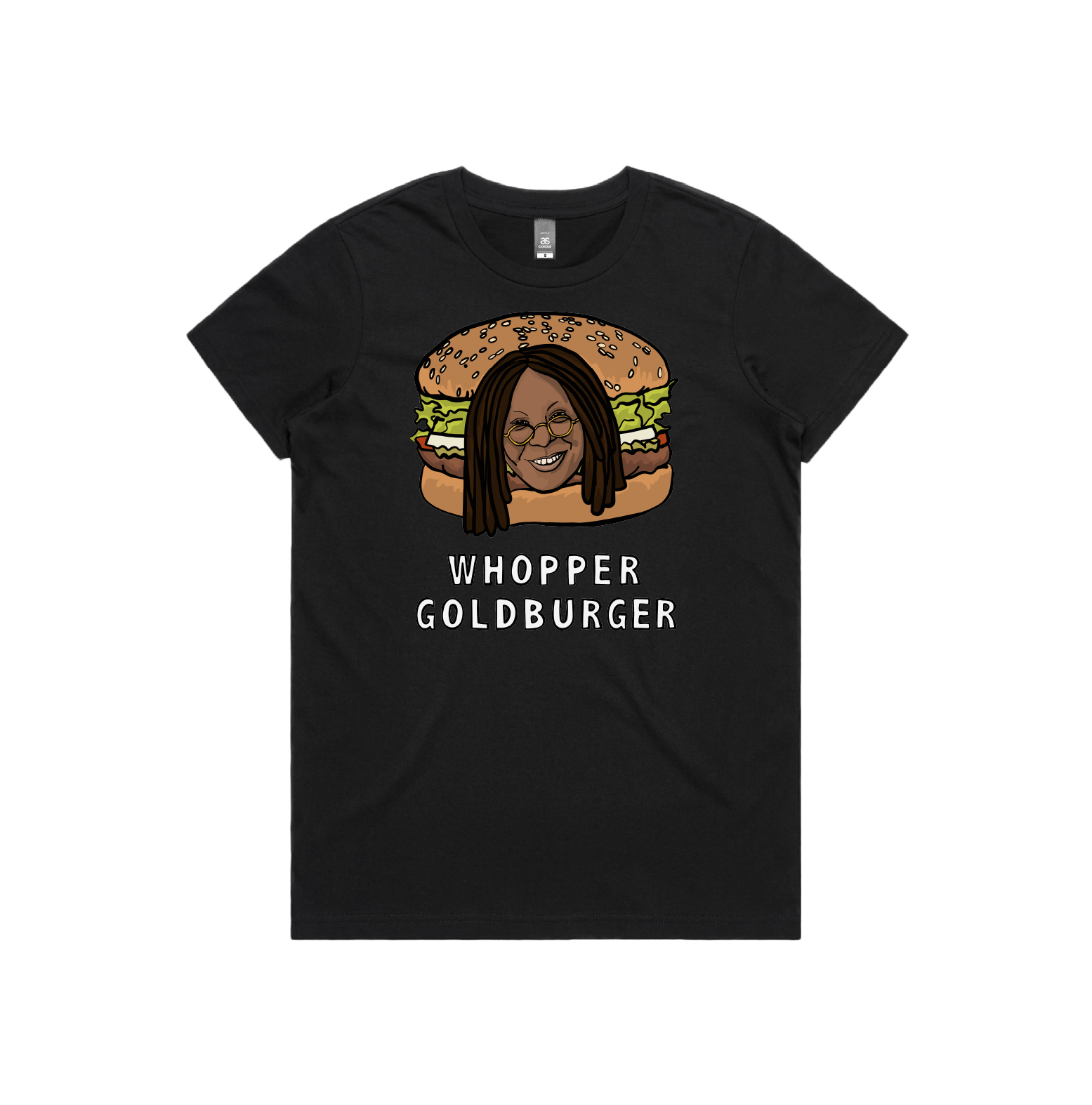 XS / Black / Large Front Design Whopper Goldburger ๐ - Women's T Shirt
