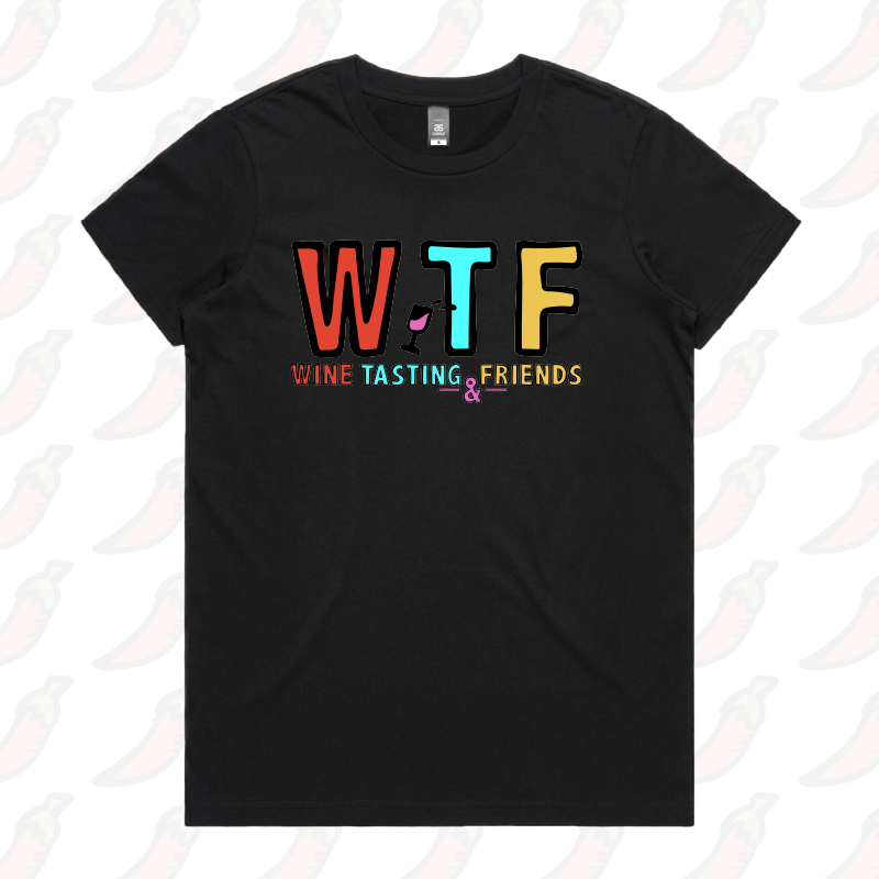 XS / Black / Large Front Design WTF ๐ท๐
โ Women's T Shirt