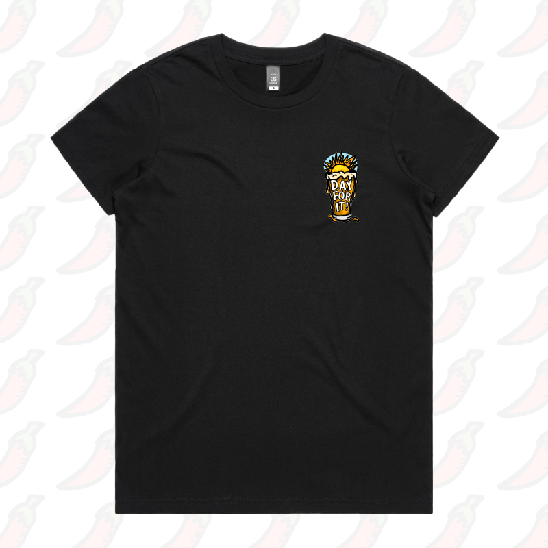 XS / Black / Small Front Design Day For It ☀️ - Women's T Shirt