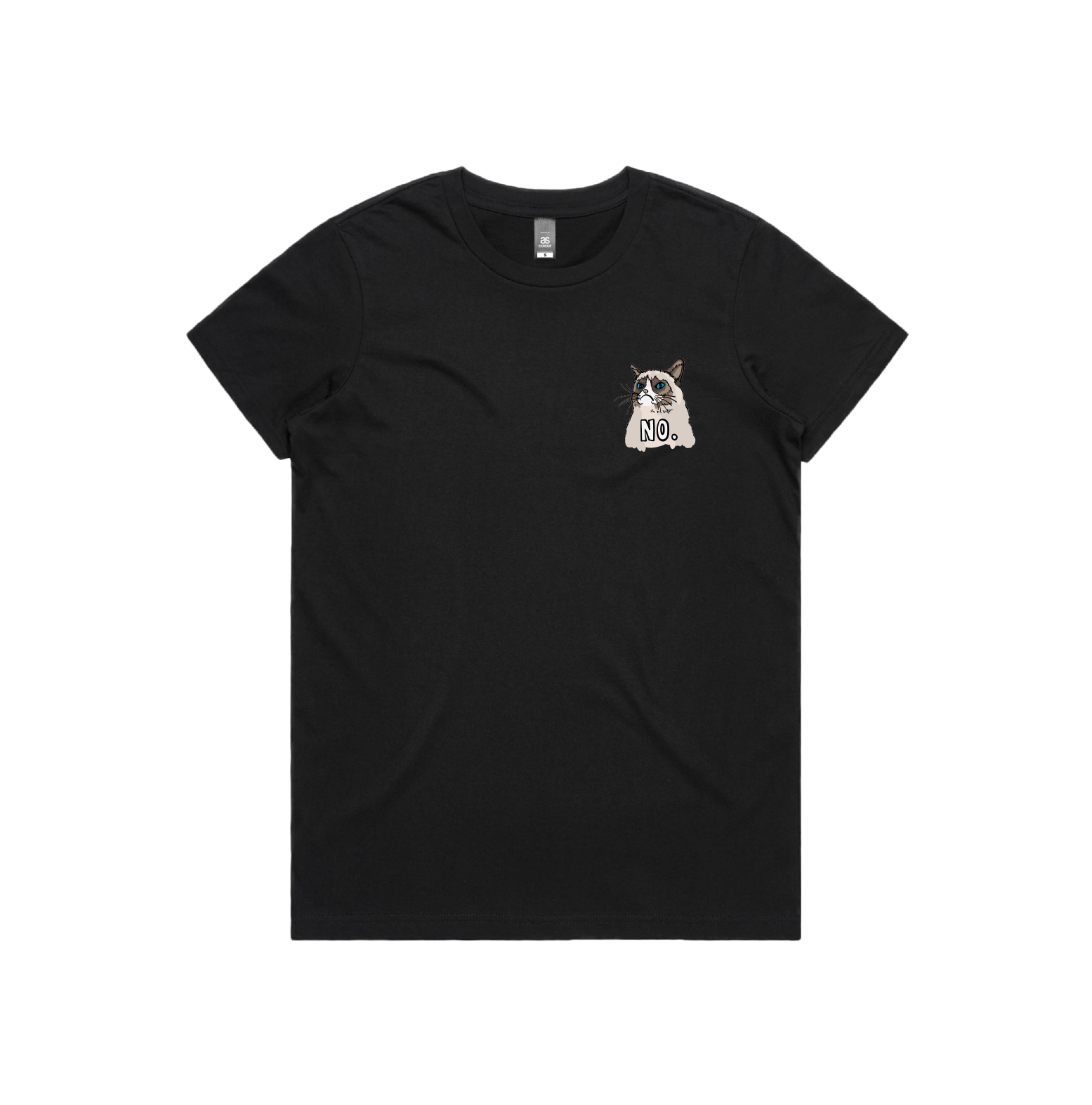 XS / Black / Small Front Design Grumpy Cat! ๐พ - Women's T Shirt