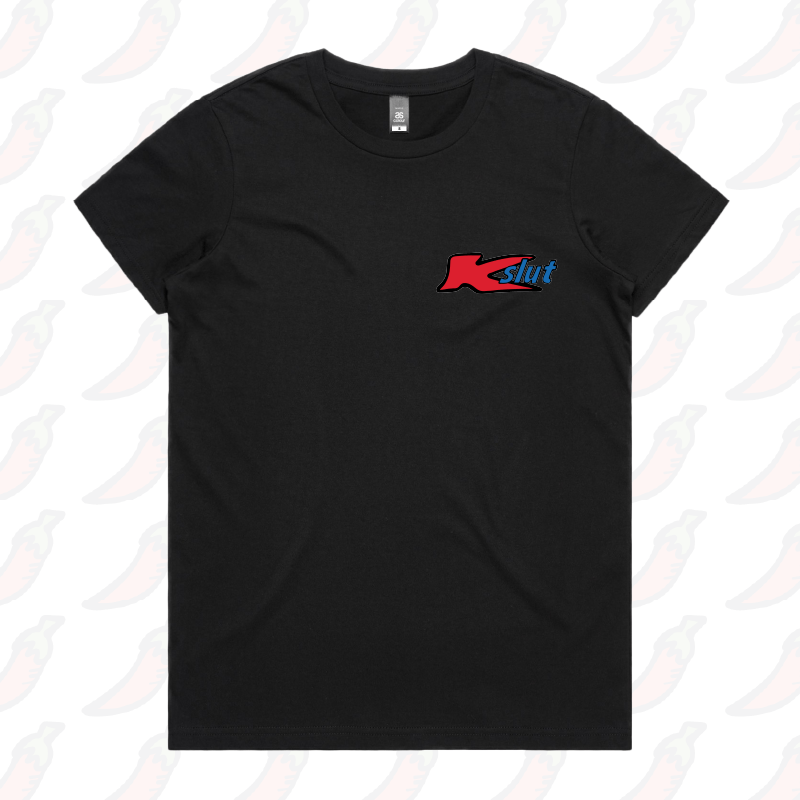 XS / Black / Small Front Design Klut 🛍️ - Women's T Shirt