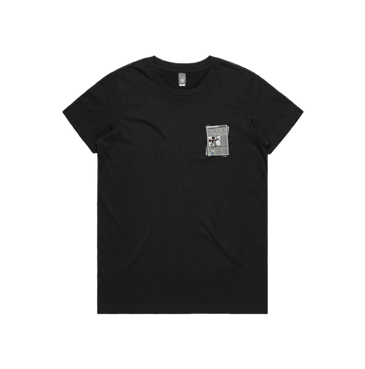 XS / Black / Small Front Design Murdoch Monopoly ๐ฐ - Women's T Shirt