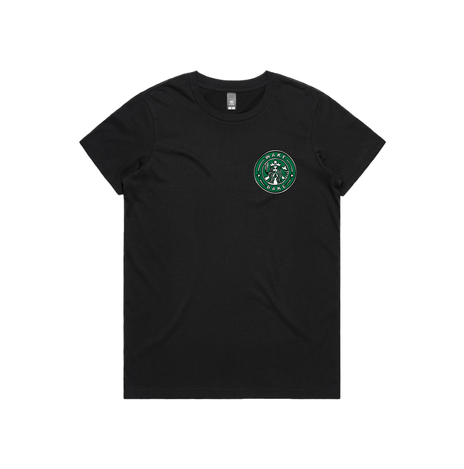 XS / Black / Small Front Design Wake & Bake ๐ฌ - Women's T Shirt
