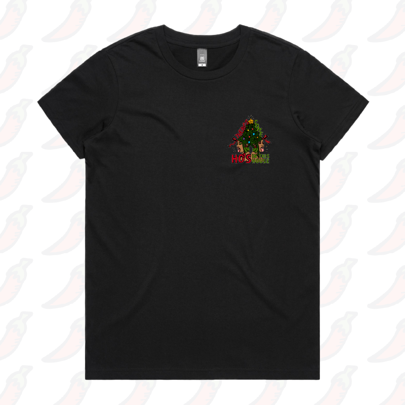 XS / Black / Small Front Design WAP Christmas ๐ป๐- Women's T Shirt