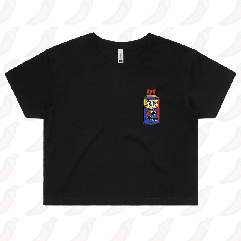 XS / Black WD-420 🍀 – Women's Crop Top