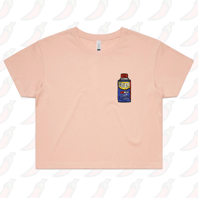 XS / Pink WD-420 🍀 – Women's Crop Top