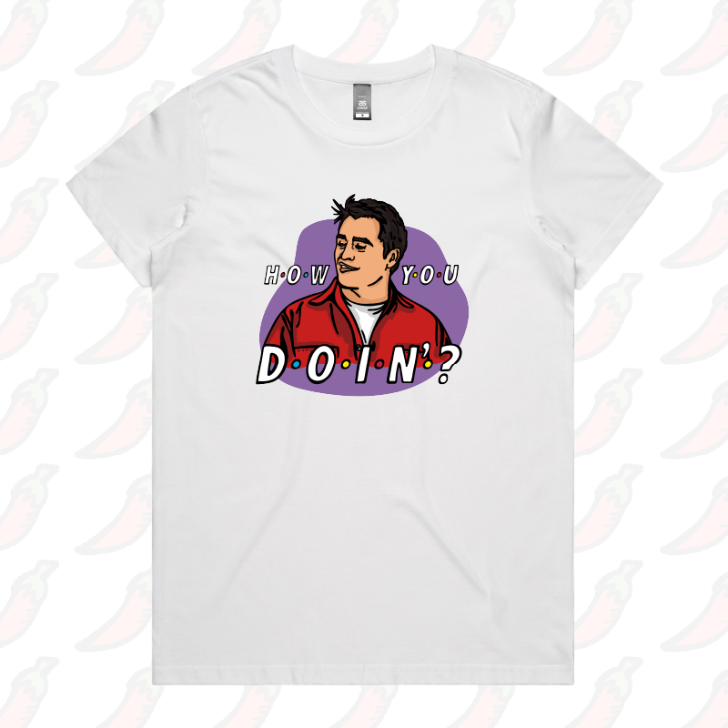 XS / White / Large Front Design HOW YOU DOIN? ๐- Women's T Shirt