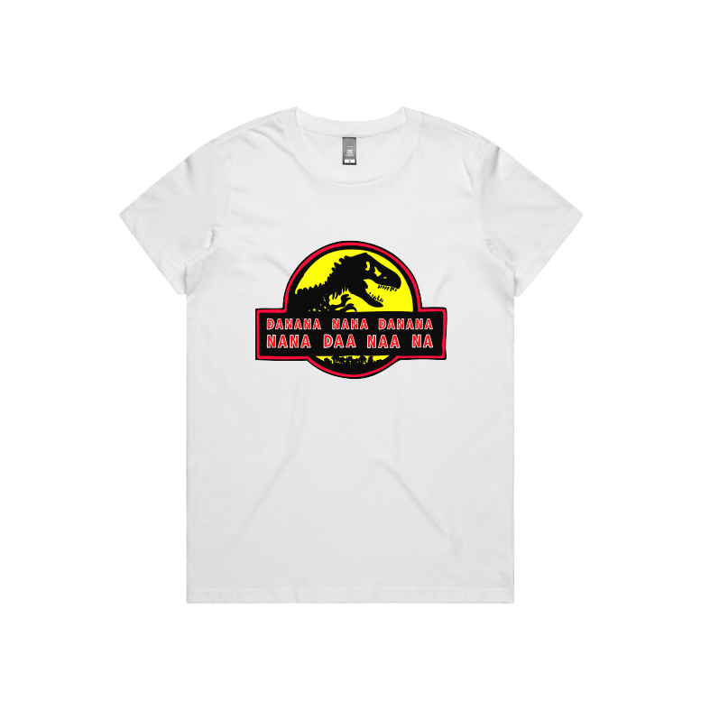 XS / White / Large Front Design Jurassic Park Theme ๐ฆ - Women's T Shirt