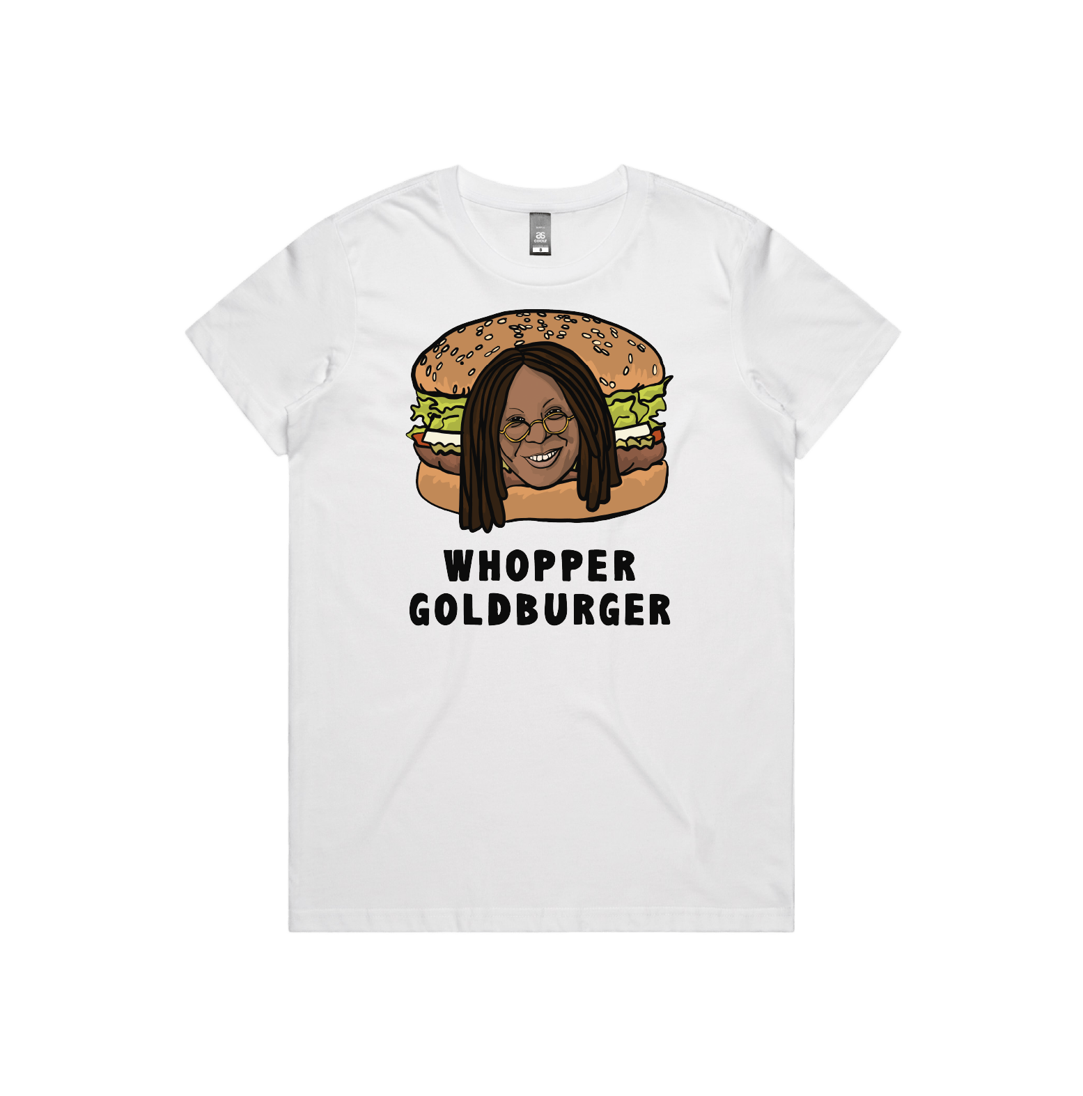 XS / White / Large Front Design Whopper Goldburger ๐ - Women's T Shirt