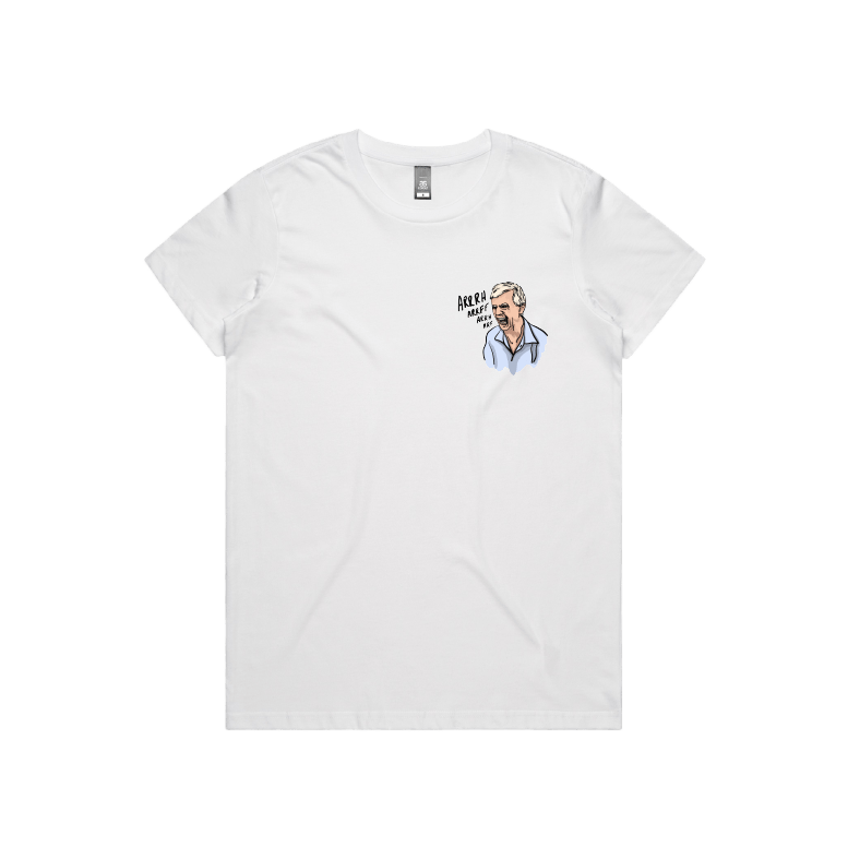 XS / White / Small Front Design Barking Dog Man 🗣️ - Women's T Shirt