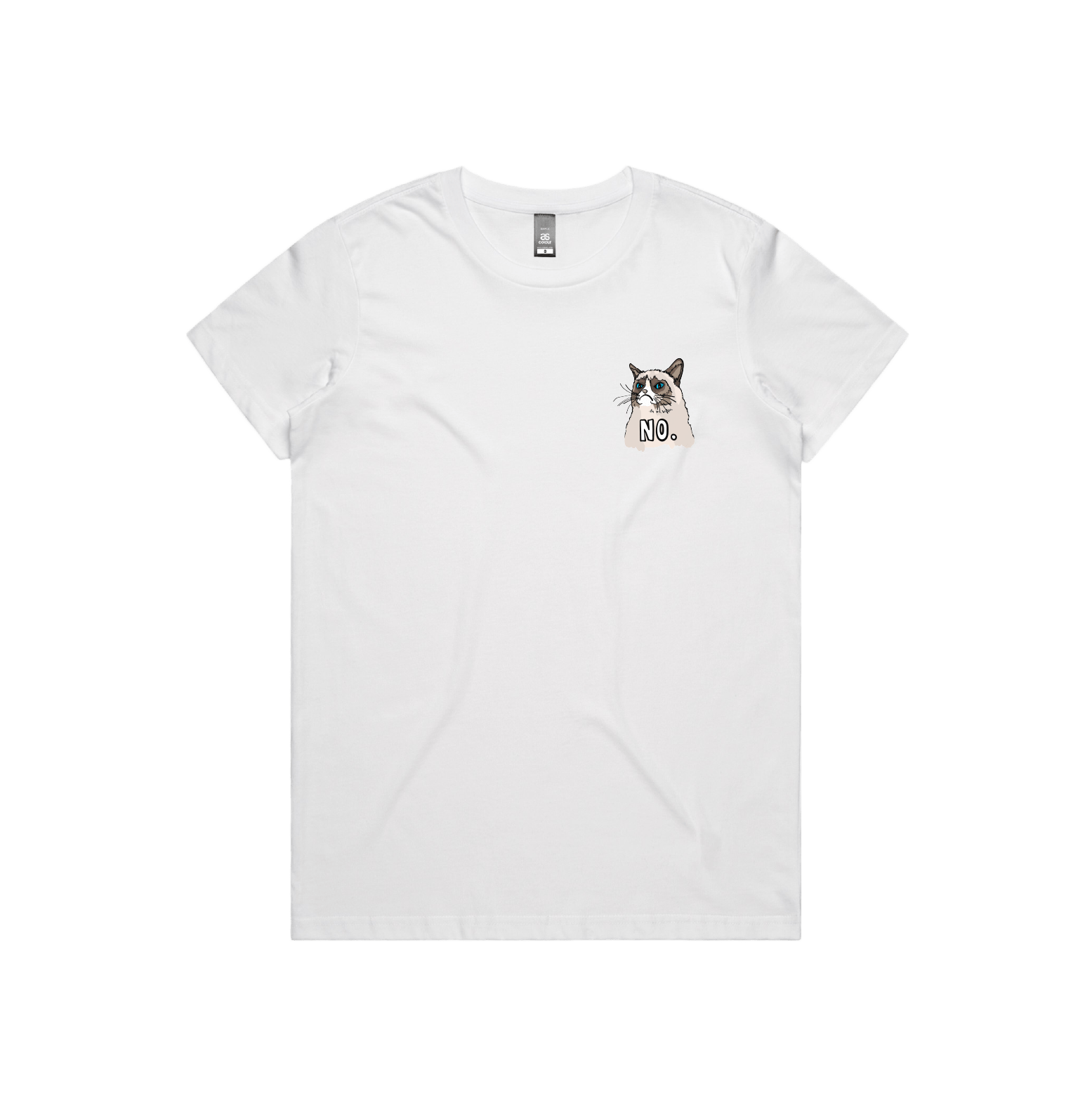 XS / White / Small Front Design Grumpy Cat! ๐พ - Women's T Shirt