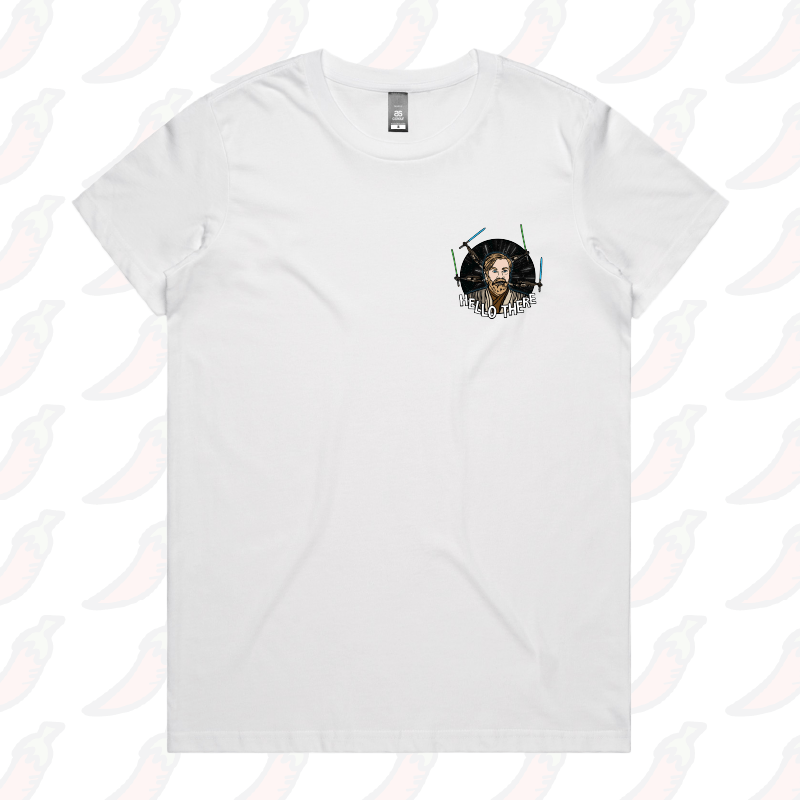 XS / White / Small Front Design Hello There! ๐ - Women's T Shirt