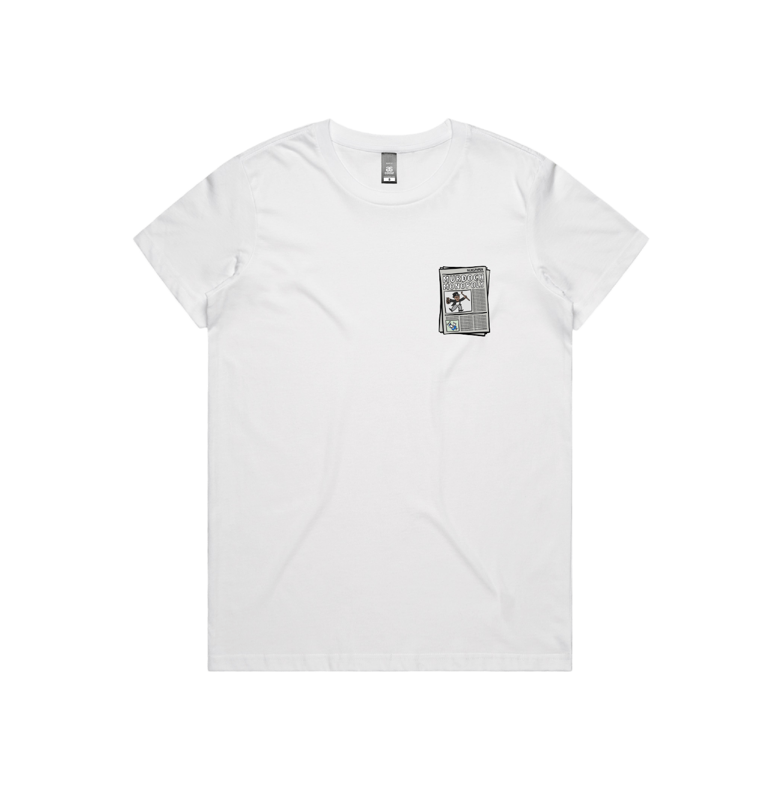XS / White / Small Front Design Murdoch Monopoly ๐ฐ - Women's T Shirt