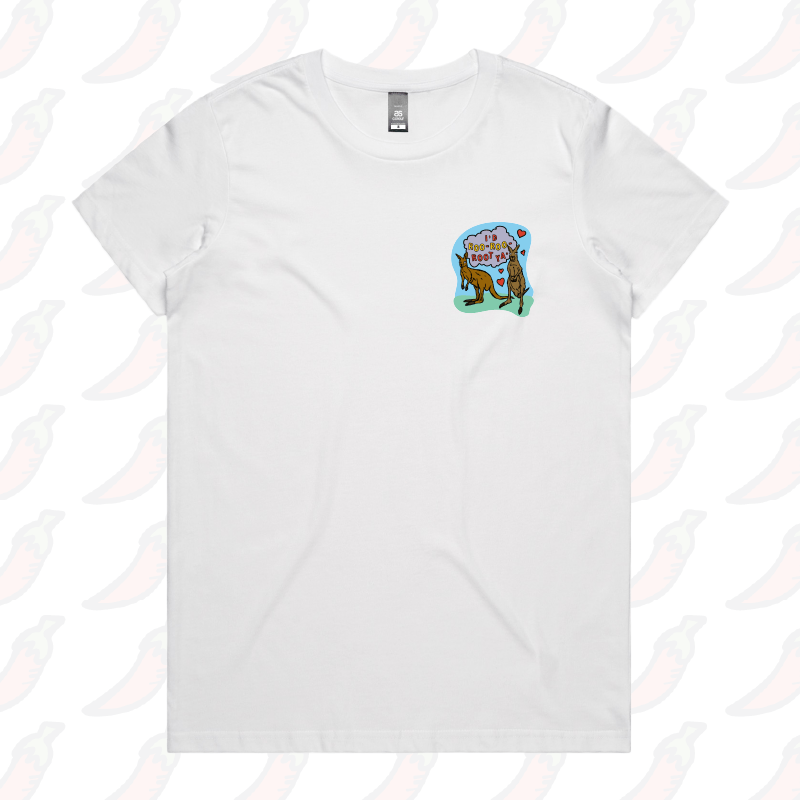 XS / White / Small Front Design Roo Roo Root Ya ๐ฆ โ Women's T Shirt