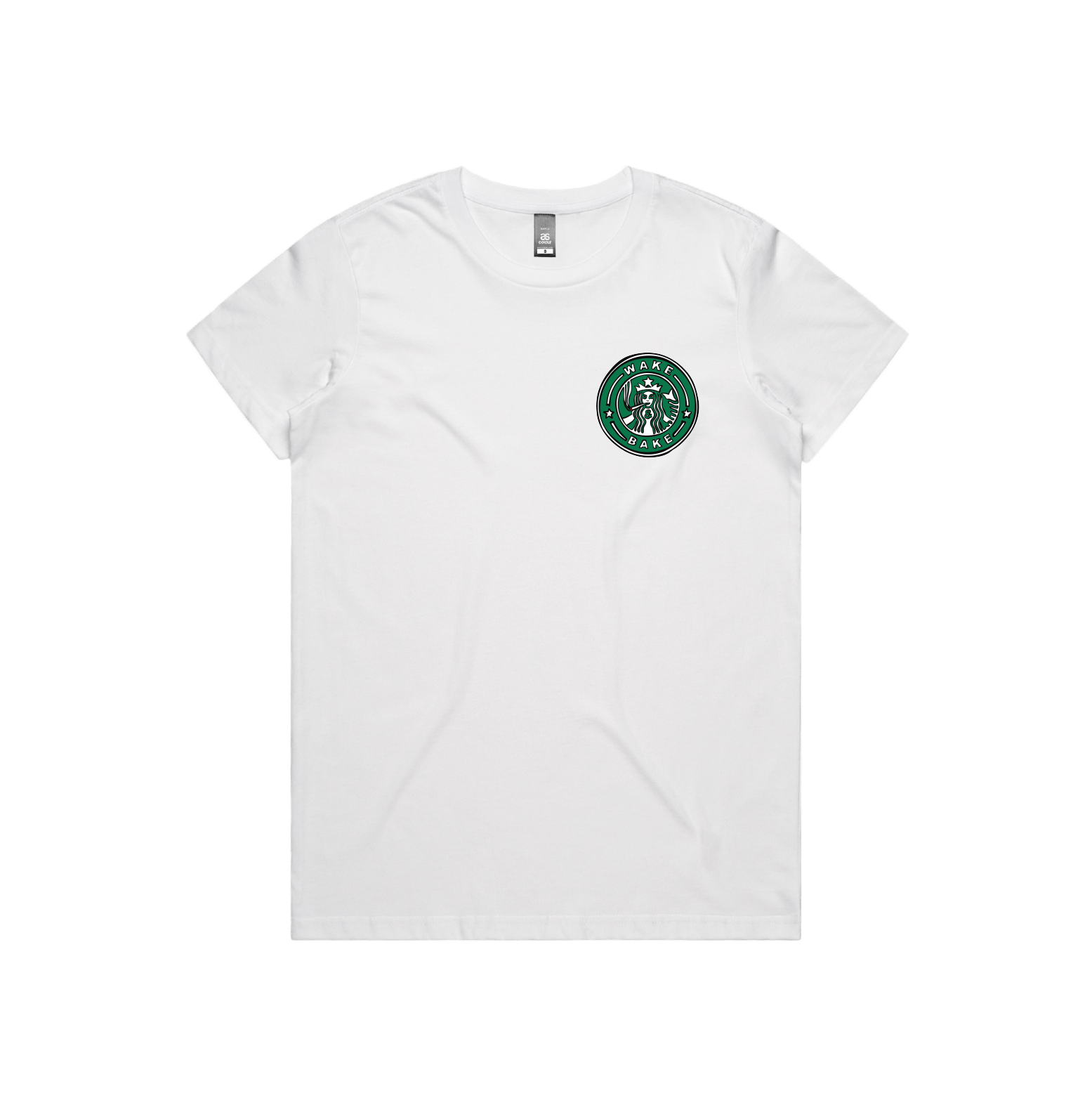 XS / White / Small Front Design Wake & Bake ๐ฌ - Women's T Shirt