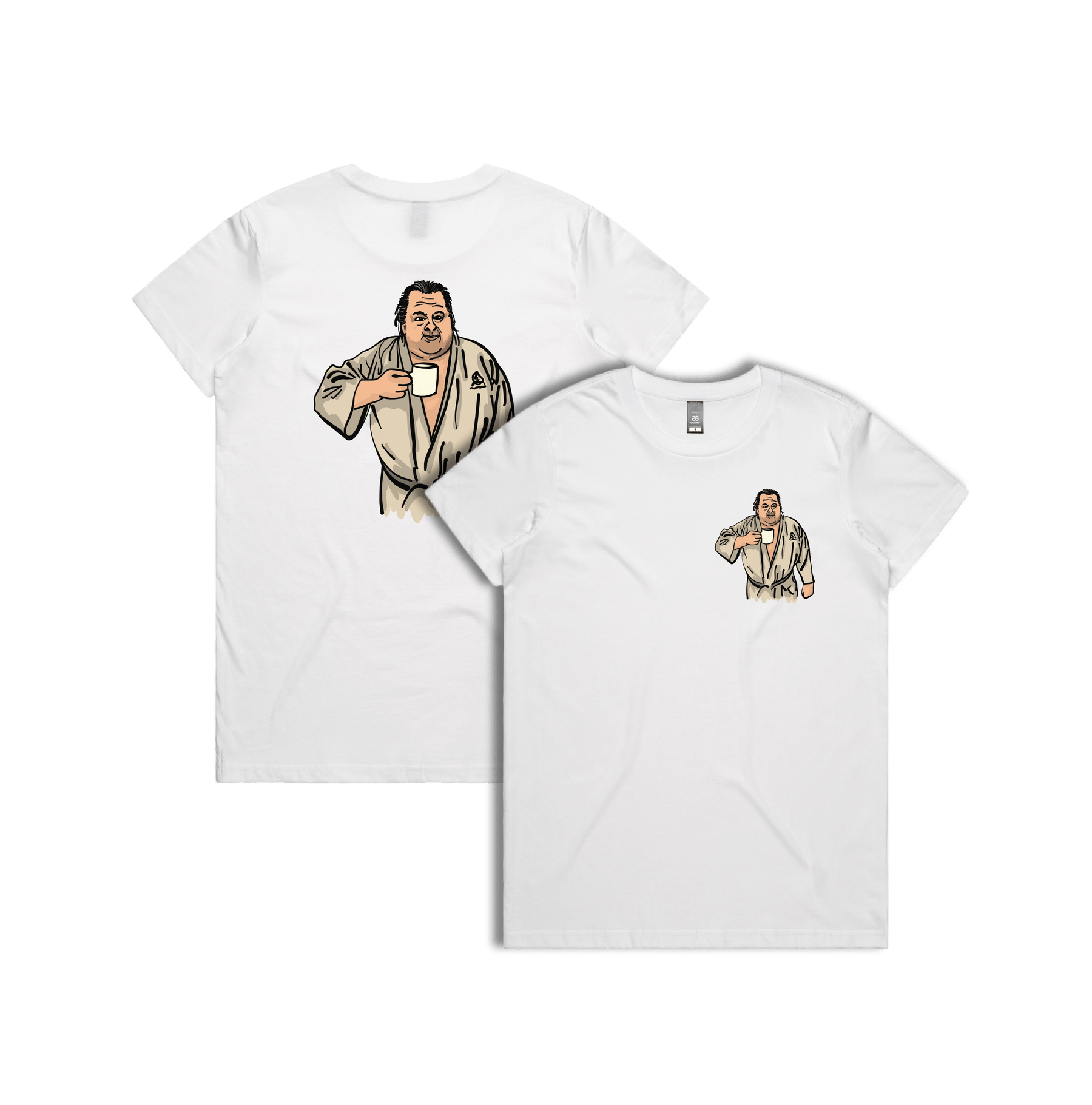 XS / White / Small Front & Large Back Design Big Ed (90 Day Fiance) 🛺 - Women's T Shirt