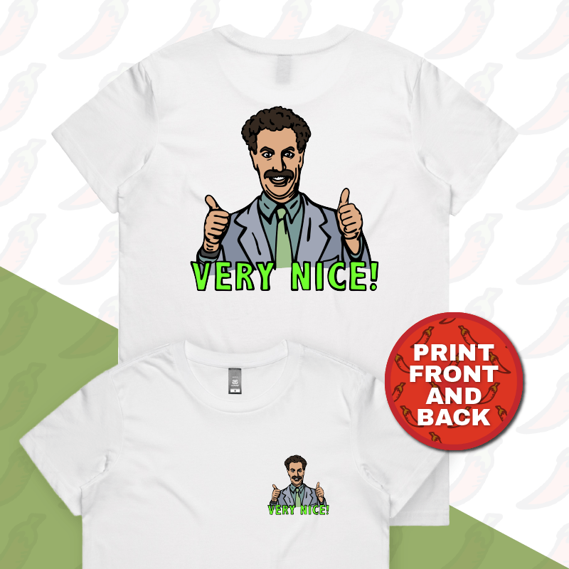 XS / White / Small Front & Large Back Design VERY NICE ๐- Women's T Shirt