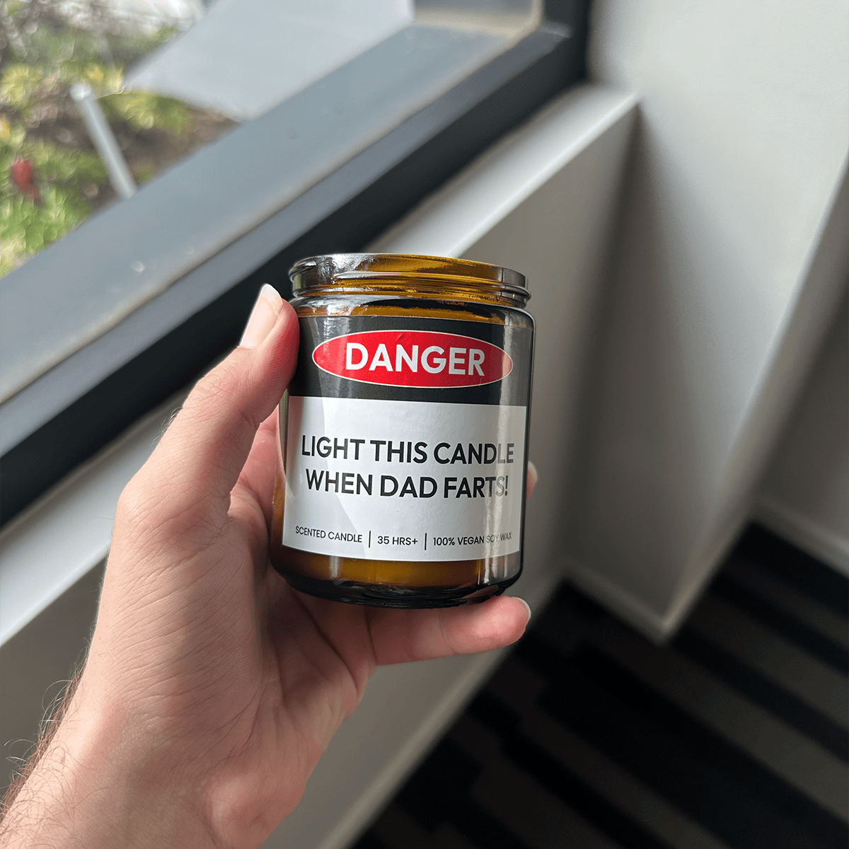 250ml Danger when Dad farts💨❗- Fathers Day Scented Candle