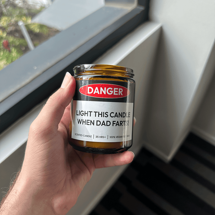 250ml Danger when Dad farts💨❗- Fathers Day Scented Candle