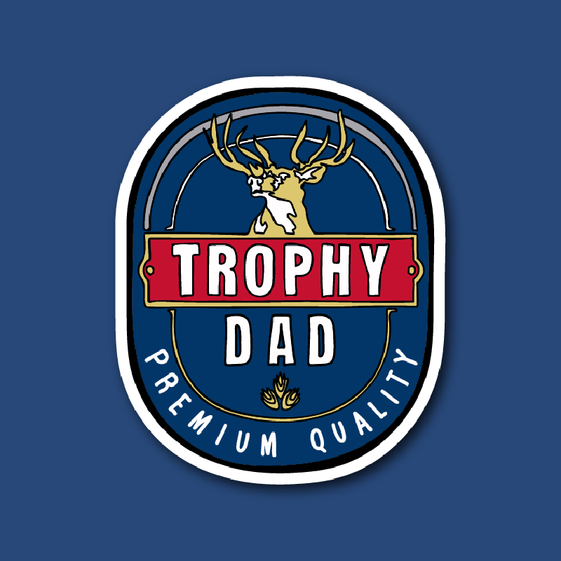 2heys Trophy Dad 🍺🏆 – Sticker