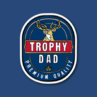 2heys Trophy Dad 🍺🏆 – Sticker