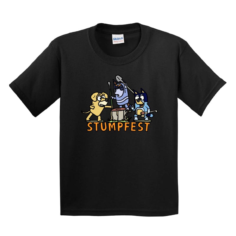 2T / Black / Large Front Design Stumpfest 🪓 - Toddler T Shirt