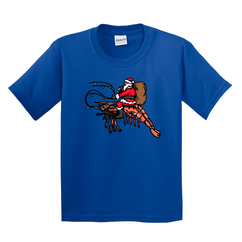 2T / Blue / Large Front Design Prawndolph 🦐🦌 - Toddler T Shirt
