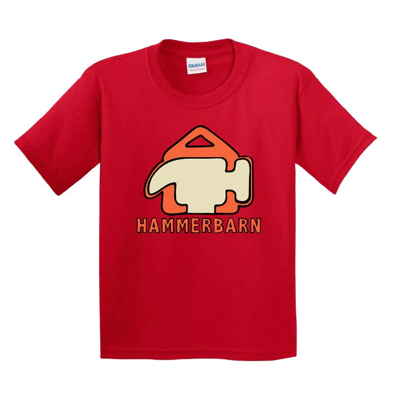 2T / Red / Large Front Design Hammerbarn 🔨 - Toddler T Shirt