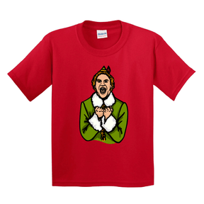 2T / Red / Large Front Design Will Ferrell Elf Christmas🧝🎄 - Toddler T Shirt