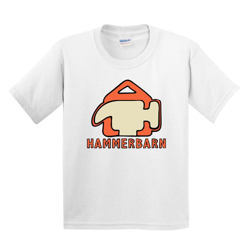 2T / White / Large Front Design Hammerbarn 🔨 - Toddler T Shirt