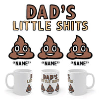 Dad's Little 💩's - Personalised Coffee Mug
