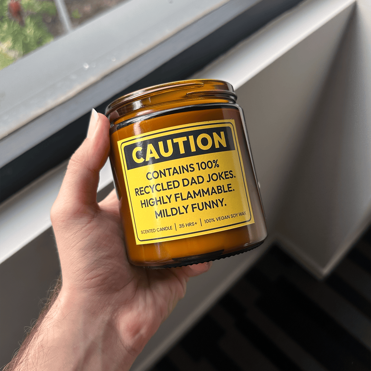 400ml Caution ⚠️- Fathers Day Scented Candle