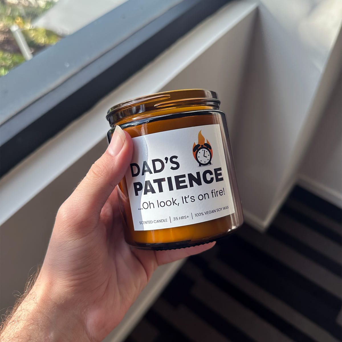 400ml Dad's Patience 🕰️🔥 - Fathers Day Scented Candle