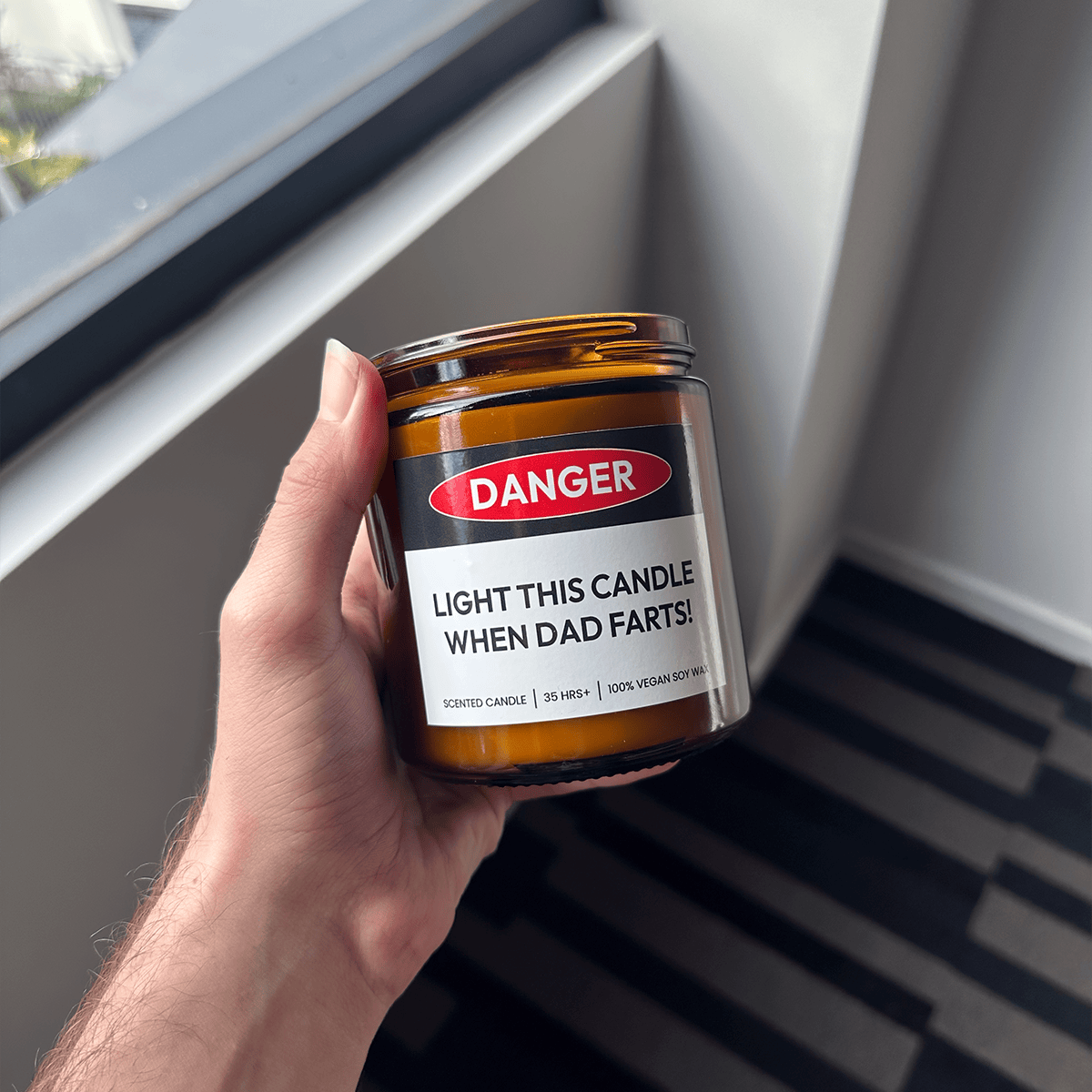 400ml Danger when Dad farts💨❗- Fathers Day Scented Candle