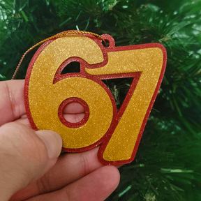 67 Meme 🫴🫴 - Christmas Ornament