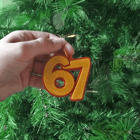 67 Meme 🫴🫴 - Christmas Ornament