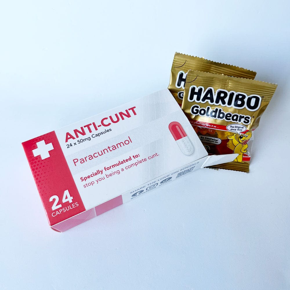 Anti-C*nt 🤬 Prank Pill Box With Lollies 💊