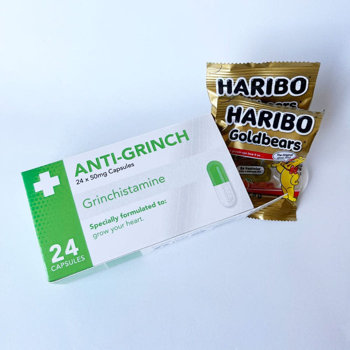 Anti-Grinch 💚 Prank Pill Box With Lollies 💊