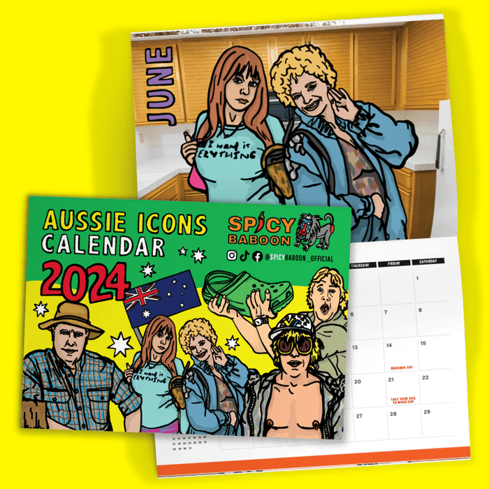 Aussie Icons 🐨👍 2024 Calendar