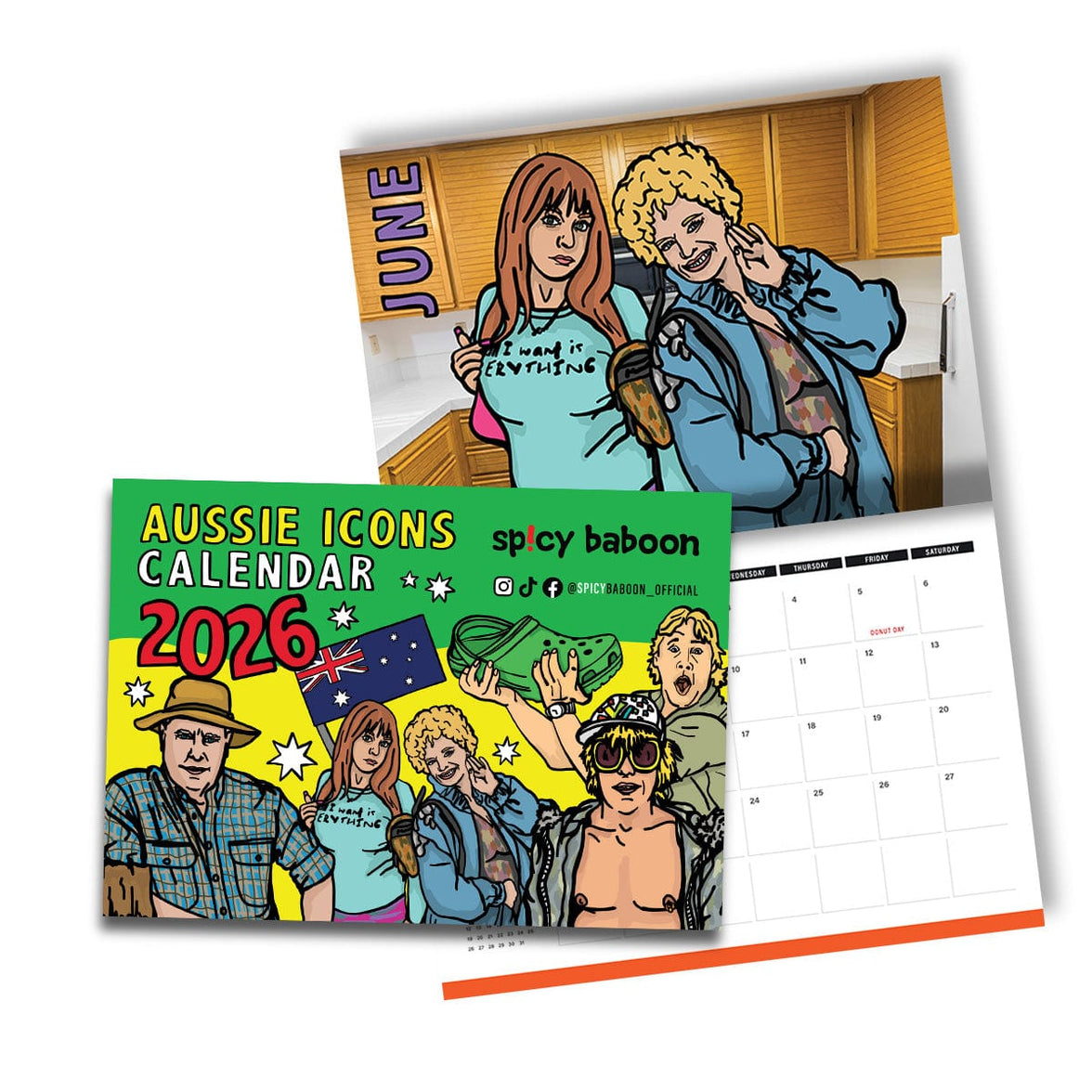 Aussie Icons 🐨👍 - 2026 Calendar