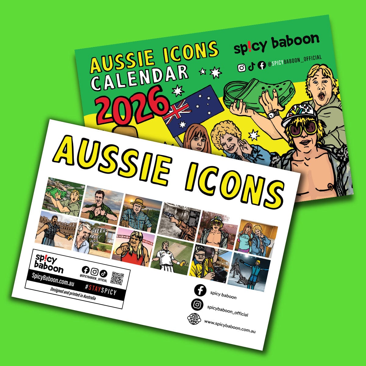 Aussie Icons 🐨👍 - 2026 Calendar