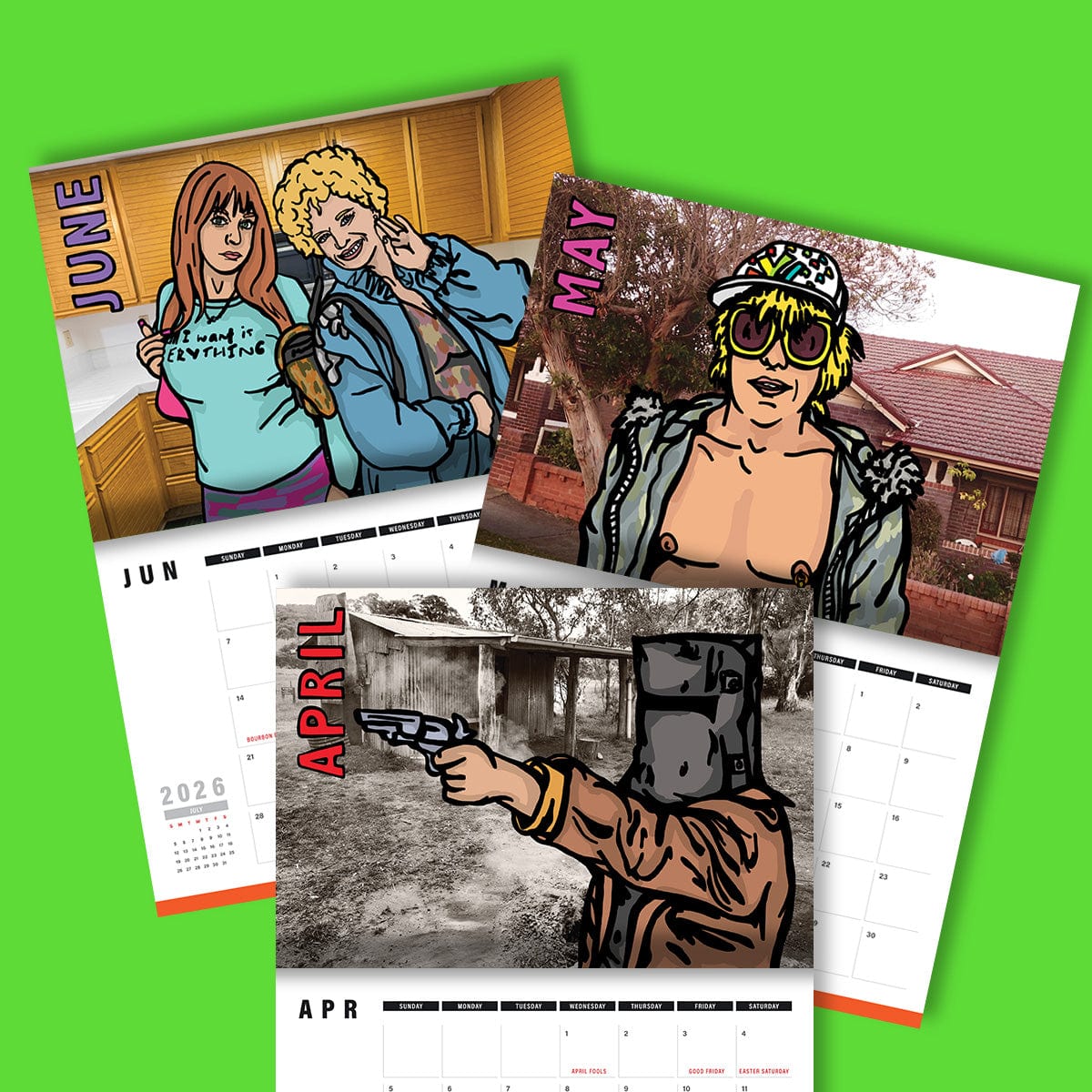 Aussie Icons 🐨👍 - 2026 Calendar