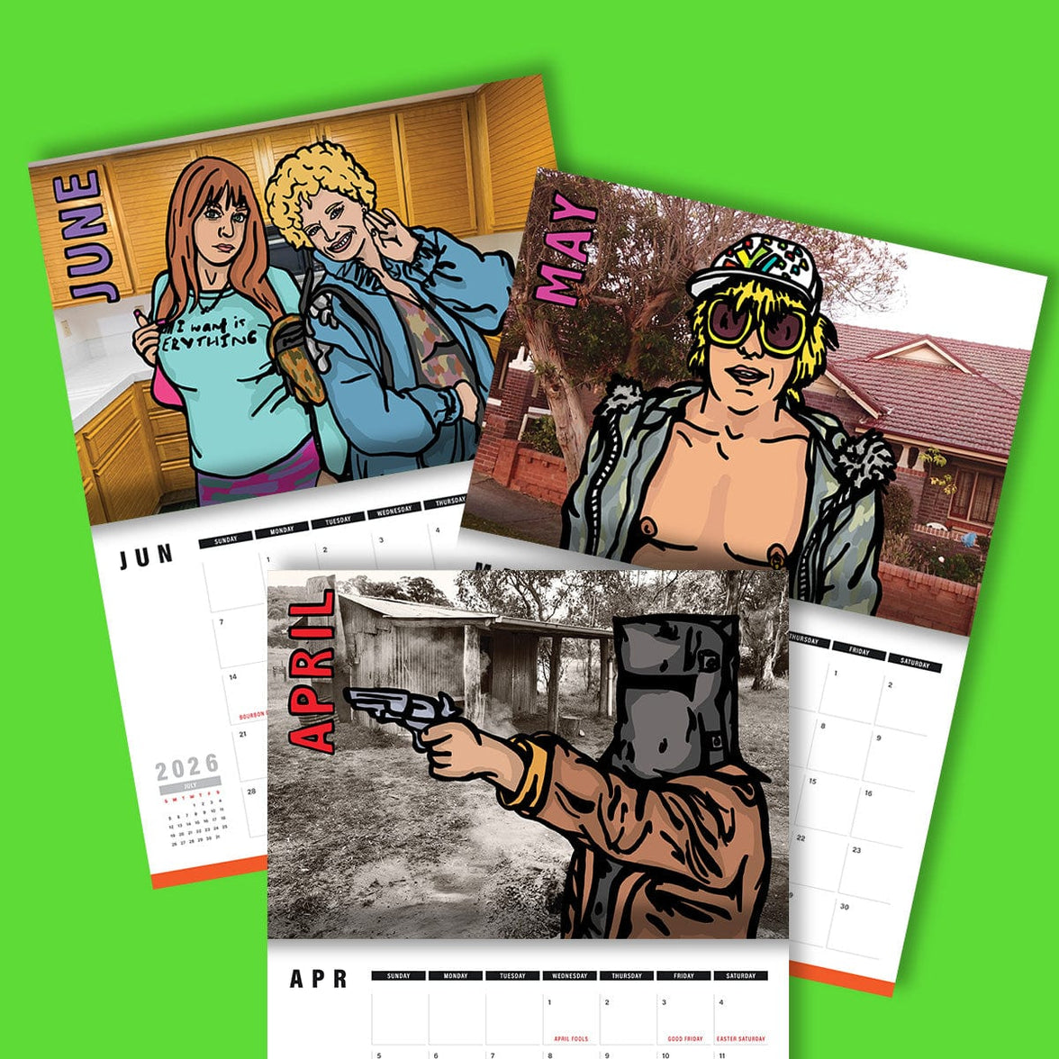 Aussie Icons 🐨👍 - 2026 Calendar