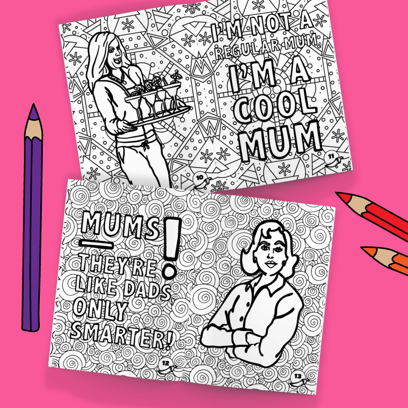 Aussie Mums 👩🖍️ - Adult Colouring Book