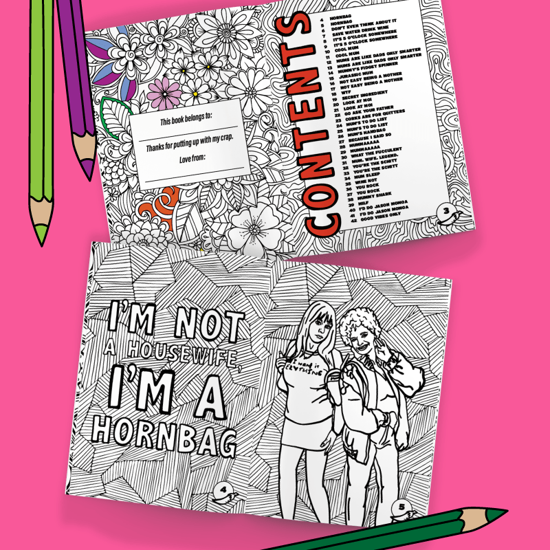 Aussie Mums 👩🖍️ - Adult Colouring Book