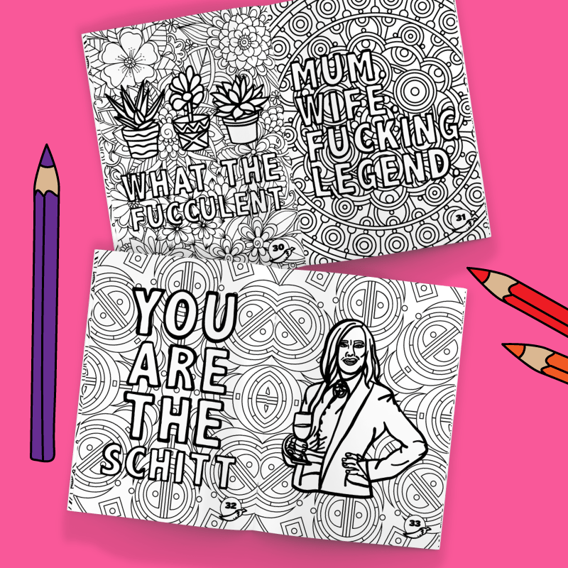 Aussie Mums 👩🖍️ - Adult Colouring Book