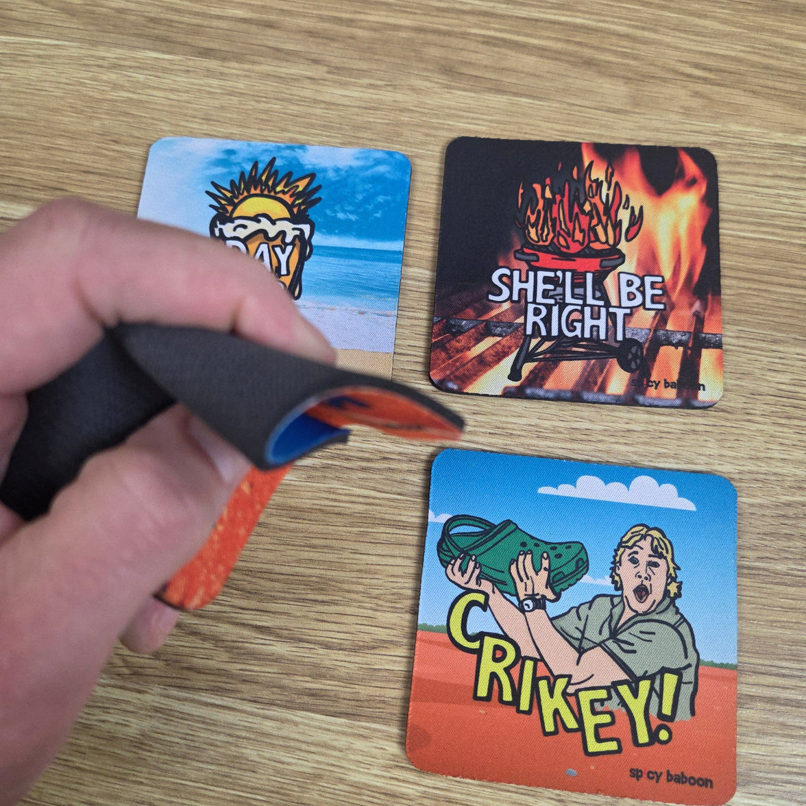 Aussie Set (4-Pack) - Coaster Set 🦘🍻