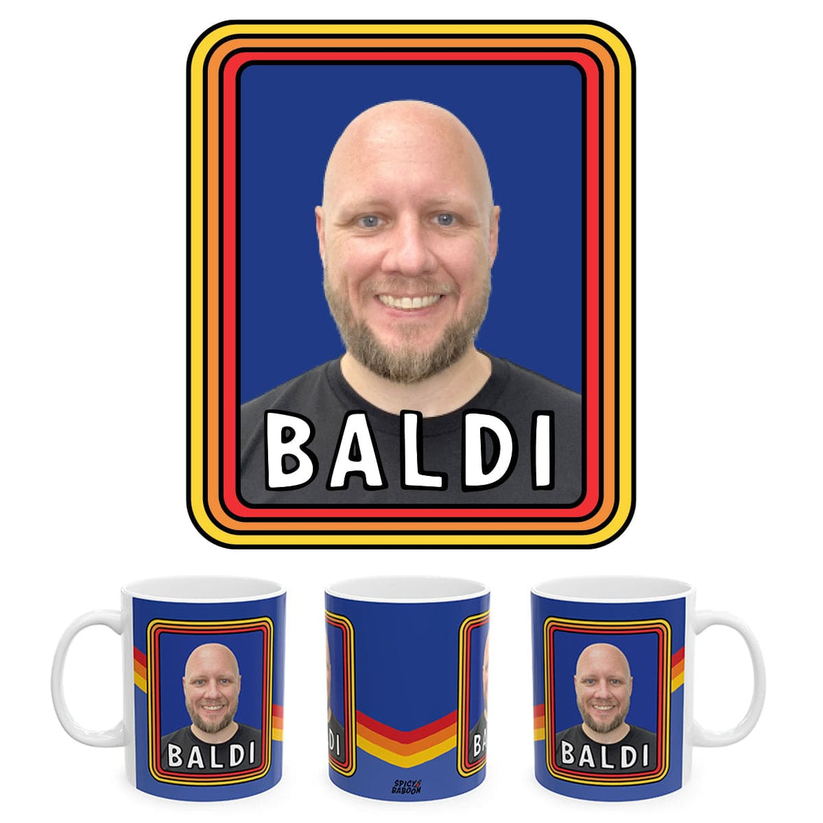 Baldi 👨🏻‍🦲✂️ –  Personalised Coffee Mug
