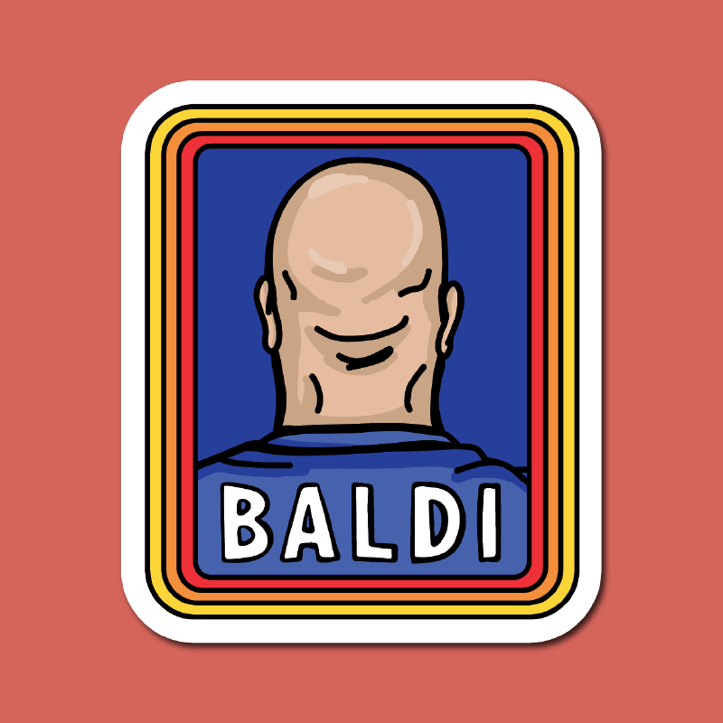 Baldi 👨🏻‍🦲✂️ – Sticker